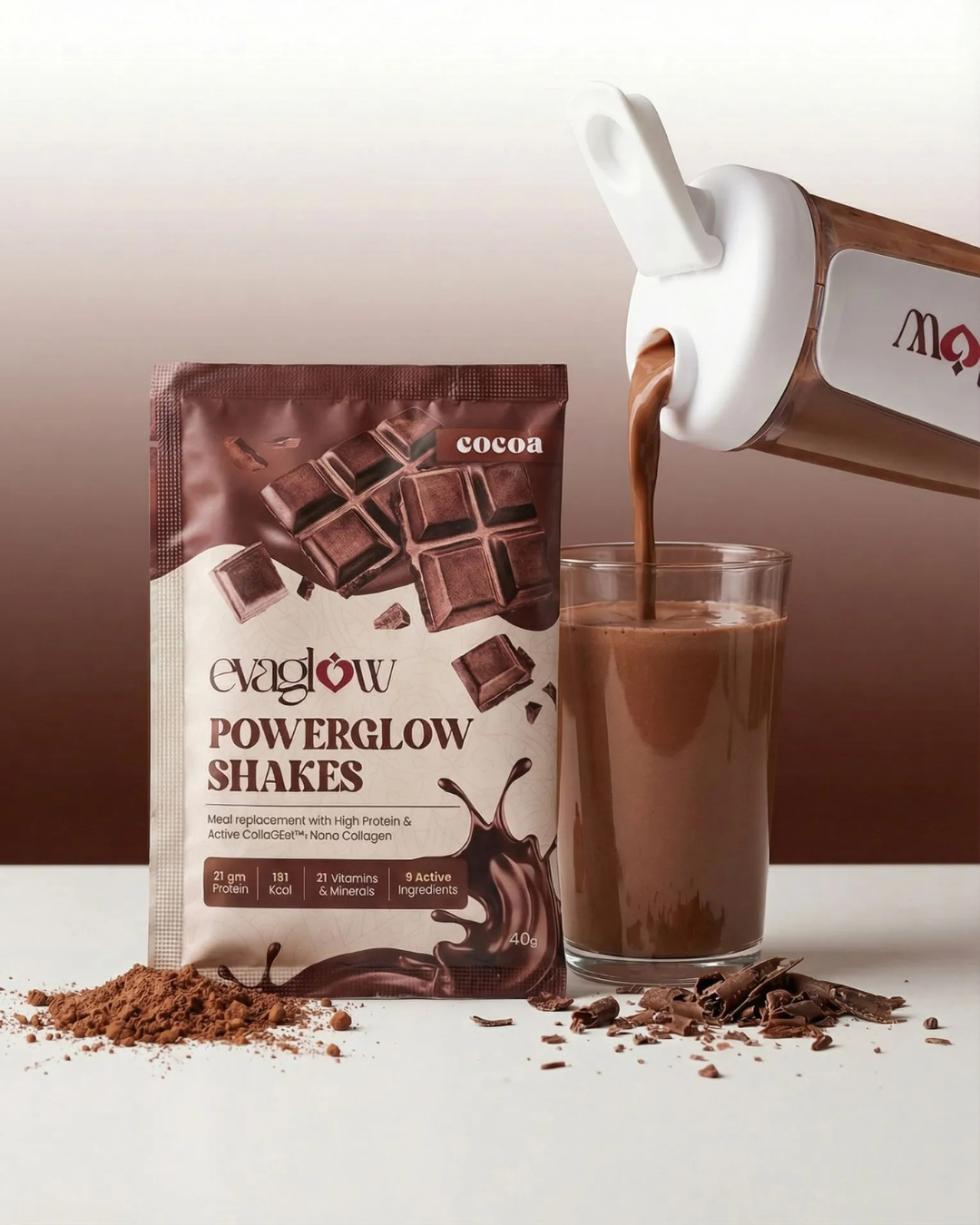 POWERGLOW SHAKES (COCOA)