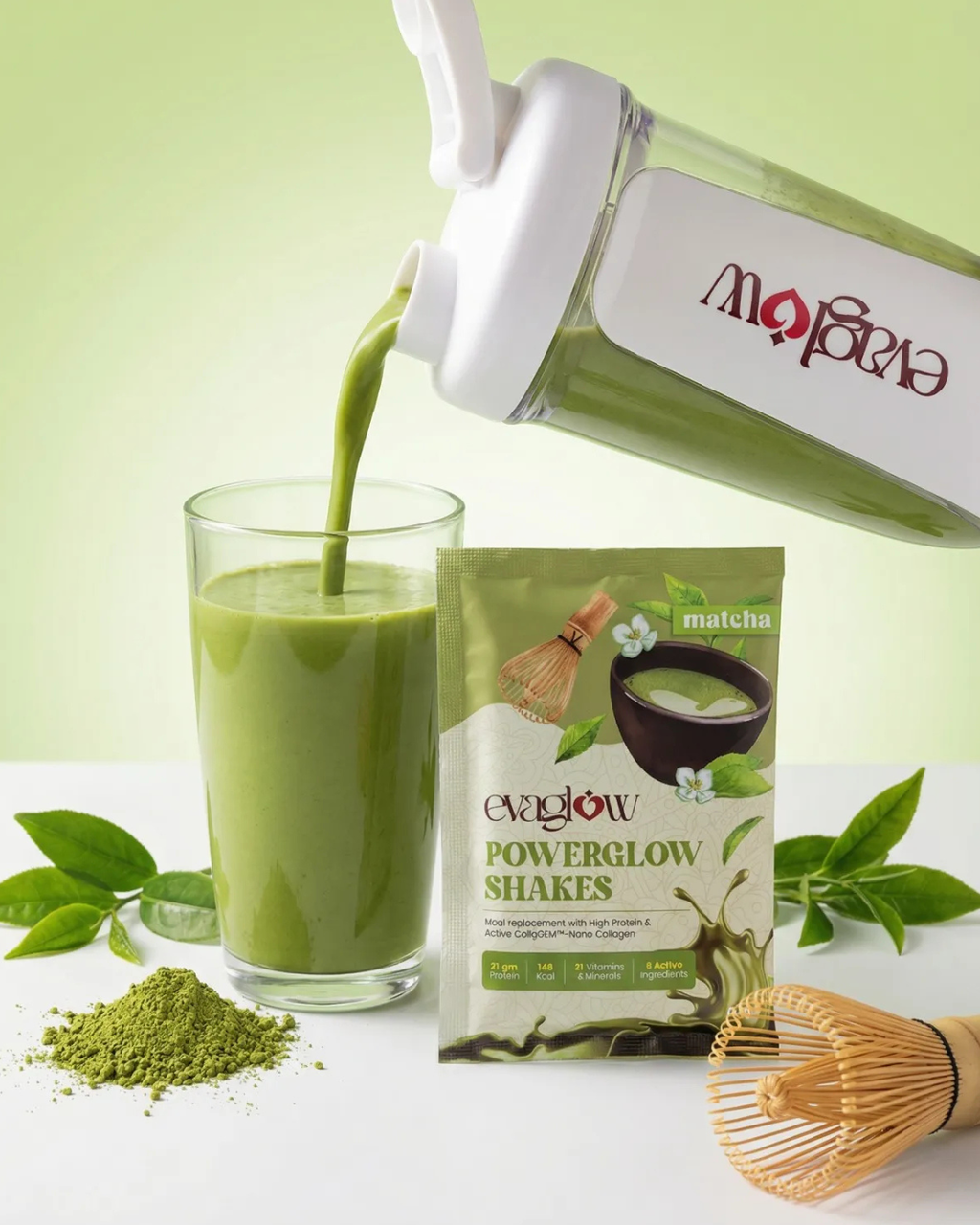 POWERGLOW SHAKES (MATCHA)